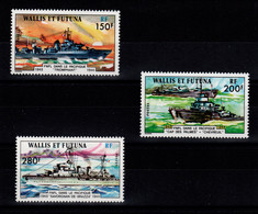 Wallis & Futuna - YV 210 à 212 N** Luxe Complète , Navires De Guerre FFL Pacifique , Cote 51,50 Euros - Nuevos