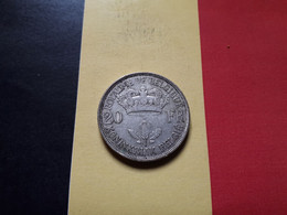 LEOPOLD III 20 FRANCS 1934 POSITION B ARGENT - 20 Francs