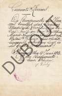Manuscript Kemmel/Heuvelland 1920 (U21) - Manuscripts