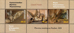 Kyrgyzstan - 2020 - Fauna - The Bats - Plecotus Austriacus - Mint Souvenir Sheet - Kirghizistan