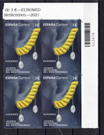 ESPAÑA 2021 ** MNH ED. 5506 EUROMED. JOYERIA ARTESANAL DEL MEDITERRANEO BL.4 - Neufs