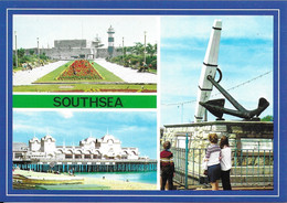 SCENES FROM SOUTHSEA, PORTSMOUTH, HAMPSHIRE,, ENGLAND. UNUSED POSTCARD  Pm2 - Portsmouth