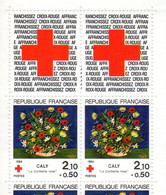 CR2033 1984 La Corbeille Rose De Caly 10 X 2,10F+0,50F ** Valeur D'affranchissement 2021 = 3,20€ - Rotes Kreuz
