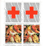 CR2034 1985 Rétable D' Issenheim à Colmar 10 X 2,20F+0,50F ** Valeur D'affranchissement 2021 = 3,35€ - Red Cross