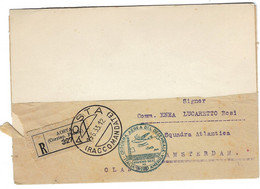 MARCOFILIA - CROCIERA AEREA DEL DECENNALE - ITALIA NORD AMERICA - ANNO 1933 SOLO MARCOFILIA SU FRAMMENTO - Marcophilie (Avions)