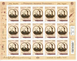 Premières Institutrices Françaises En Andorre:Concepción Huguet & Melle Maëstre:Octobre 1900. Feuille Entière Neuve ** - Unused Stamps