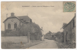 89 - DIXMONT +++ Entrée Route De Villeneuve-sur-Yonne +++ - Dixmont