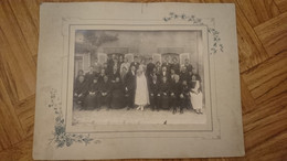 FOISSY SUR VANNE DEVANT LE CHATEAU? - MARIAGE DE MARCEL DURUT ET YVONNE CREVEAU - PHOTO YONNE VILLENEUVE L ARCHEVEQUE - Personnes Identifiées