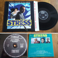 RARE French LP 33t RPM (12") BOF OST "STRESS" (Carole Laure, Guy Marchand P/s, 1984) - Filmmuziek