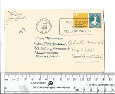 New Zealand Upper Hutt To Aukland Redirected Apr 3 1980 .......(Box 5) - Lettres & Documents