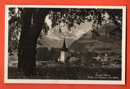 ZPF-09  Frutigen Kiche Mit Balmhorn Und Altels  Gelaufen 1932 - Frutigen