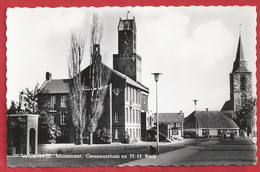 NL.- WINTERSWIJK. MONUMENT, GEMEENTEHUIS En NED. HERV. KERK. Uitgever Fa. H.W. Jeinen - Winterswijk