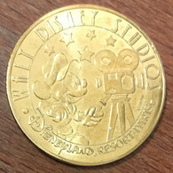 77 DISNEYLAND PARIS MICKEY WALT DISNEY STUDIOS MDP 2009 MÉDAILLE MONNAIE DE PARIS JETON TOURISTIQUE MEDALS COINS TOKENS - 2009