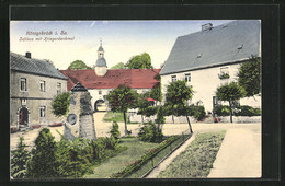 AK Königsbrück I. Sa., Schloss Mit Kriegerdenkmal - Koenigsbrueck