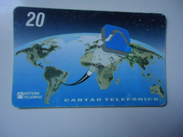 BRAZIL   USED CARDS    MAP - Peinture