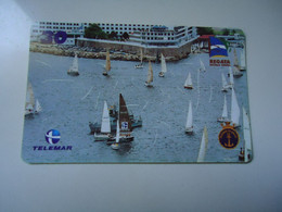 BRAZIL   USED CARDS   BOATS - Bateaux