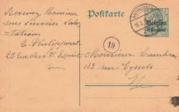 ENTIER DE BELGIQUE/OCCUPATION - CARTE ANVERS 1915 - Occupazione 1914 – 18