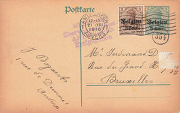 ENTIER DE BELGIQUE/OCCUPATION - CARTE ANVERS 1916 - Occupazione 1914 – 18
