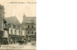 Locminé * 1907 * Débit De Tabac Tabacs TABAC , Place De La République * Café De L'Univers * Pharmacie - Locmine