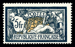 N°123 ** Merson, 5F Bleu Noir Et Chamois, SUP (cote Maury) - Unused Stamps