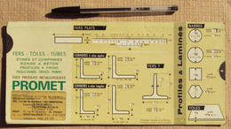 Sciences & Technique 014, Regle A Calcul Omaro P23 Abaque, PROMET, Poutrelles, Profilés & Laminés - Other & Unclassified