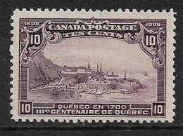 CANADA 1908 10c SG 193 MOUNTED MINT Cat £100 - Nuovi