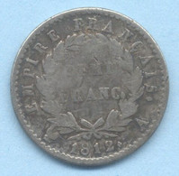 DEMI FRANC  1812 A NAPOLEON - 1/2 Franc