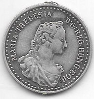 *medaille  Austria Maria Theresia 1760 Archidux - Adel