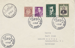 Spitsbergen 1967 Cover Ca Isfjord Radio 1-9-67 & Svalbardruta 29-8-67 (53170B) - Other & Unclassified