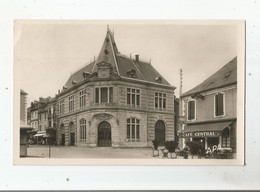 LANNEMEZAN HTES PYR 11 CARTE PHOTO LA MAIRIE ET CAFE CENTRAL - Lannemezan