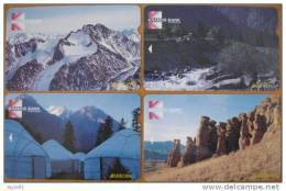 FIRST (!) Phonecards From KYRGYZSTAN Kirgisistan Kirghizistan Magnetic, ALCATEL, Mint! Landscape Paysage Landschaft - Kirgisistan