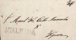 1833 Portugal Pré-Filatelia Mealhada MLD 1 «MIALHADA» Preto - ...-1853 Vorphilatelie
