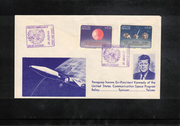 Paraguay 1964 Space / Raumfahrt Telstar - John F. Kennedy FDC - Sud America