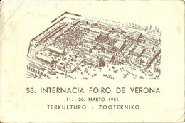 53 Internacia Foiro De Verona Terkulturo Zootekniko Italie - Esperanto