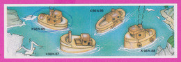 264603 /  Instruction Kinder Surprise - K 98 N. 85 +K 98 N. 86+K 98 N. 87+K 98 N. 88 Ships Ship Bird 9.8 X 3.1 Cm. - Istruzioni