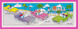 264609 /  Instruction Kinder Surprise - K 96 N.88 Car + K 96 N.90+ K 96 N.91+ K 96 N.89 Car Road ,  9.5 X 3.3 Cm. - Notices