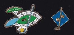 71891-Lot De 2  Pin's-Golf.Sainte-maxime. - Golf