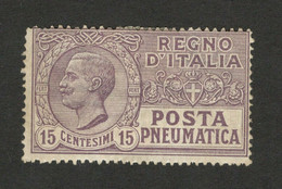 ITALY - MH STAMP -POSTA PNEUMATICA , 15 C - 1913/1923. - Poste Pneumatique