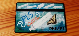 Phonecard Netherlands - Philips, Butterfly - Openbaar