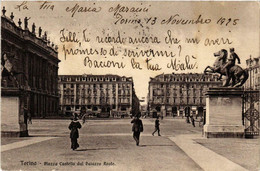 CPA AK TORINO Piazza Castello Dal Palazzo Reale ITALY (542194) - Palazzo Reale