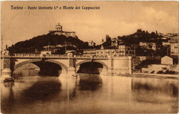 CPA AK TORINO Ponte Umberto I.e Monte Cappuccini ITALY (542277) - Pontes