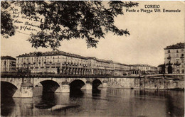 CPA AK TORINO Ponte E Piazza Vitt.Emanuele ITALY (542318) - Bridges