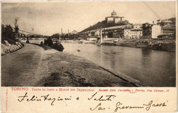 CPA AK TORINO Ponte In Ferro E Monte Dei Cappuccini ITALY (542769) - Ponts