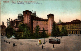 CPA AK TORINO Piazza Castello, Palazzo Madama ITALY (542774) - Palazzo Madama