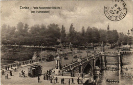 CPA AK TORINO Ponte Monumentale Umberto I ITALY (542777) - Bruggen