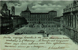 CPA AK TORINO Piazza Castello E Palazzo Reale ITALY (542839) - Palazzo Reale