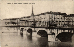 CPA AK TORINO Ponte Vittorio Emanuele II E Piazza ITALY (542854) - Pontes