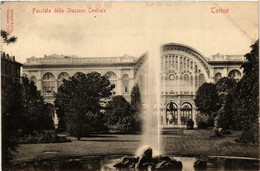 CPA AK TORINO Facciata Della Stazione Centrale ITALY (542911) - Stazione Porta Nuova