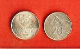 SLOVAKIA 1993/4 20 Haliers Alu (nicely Used Coin) Km 18 - Slovacchia