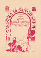 A10919- MOSTRA DI SANGIUSEPPE, CASALE MONFERRATO, MERCATO PAVIO 1982  ITALIA USED STAMPS POSTAL STATIONERY - Interi Postali